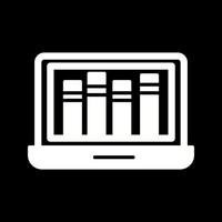 ícone de vetor de biblioteca online