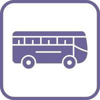 ícone de vetor de ônibus