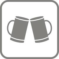 ícone de vetor de brinde de cervejas
