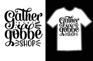 reunir gobbe fazer compras SVG t camisa Projeto vetor