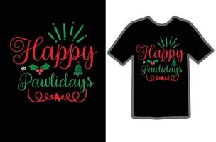 feliz feriados SVG camisa Projeto vetor