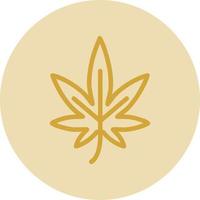 design de ícone de vetor de cannabis