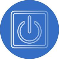 design de ícone de vetor de botão liga / desliga