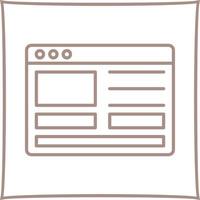 ícone de vetor de web design