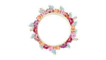 aguarela floral conjunto isolado em branco coleção do rosas, folhas, galhos agrupar dentro pastel rosa, cinza, verde, botânico ilustração. usar para menus, convites, Casamento Projeto etc. vetor