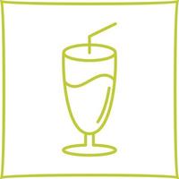 ícone de vetor de milk-shake