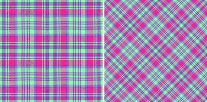 vetor desatado tecido. textura xadrez padronizar. têxtil Verifica fundo tartan.