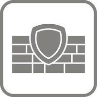 ícone de vetor de firewall