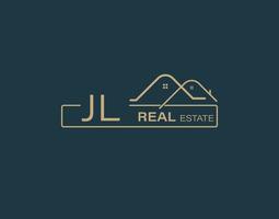 jl real Estado consultores logotipo Projeto vetores imagens. luxo real Estado logotipo Projeto