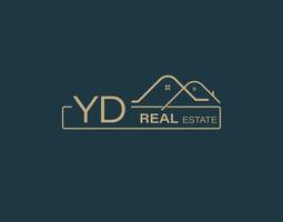 yd real Estado consultores logotipo Projeto vetores imagens. luxo real Estado logotipo Projeto