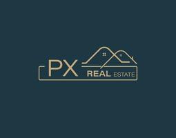 px real Estado consultores logotipo Projeto vetores imagens. luxo real Estado logotipo Projeto