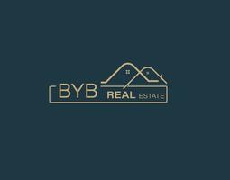 byb real Estado e consultores logotipo Projeto vetores imagens. luxo real Estado logotipo Projeto