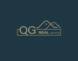 qg real Estado consultores logotipo Projeto vetores imagens. luxo real Estado logotipo Projeto