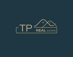 tp real Estado consultores logotipo Projeto vetores imagens. luxo real Estado logotipo Projeto