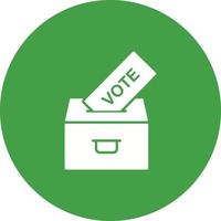 ícone de vetor de voto de elenco