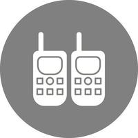 ícone de vetor de walkie-talkie