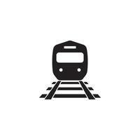 trem logotipo conceito ícone ilustração vetor