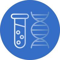 design de ícone de vetor de teste de dna