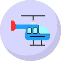 design de ícone de vetor de helicóptero