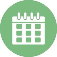 ícone de vetor de calendário