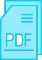 pdf Arquivo vetor ícone