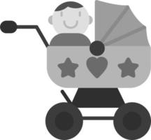 bebê carrinho vetor ícone
