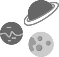 ícone de vetor de planetas