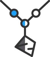 design de ícone de vetor de amuleto
