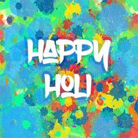 feliz festival de holi vetor