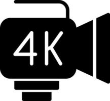 4k vetor ícone