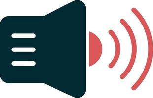 ícone de vetor de alto-falante