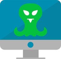 ícone de vetor de pesquisa alienígena