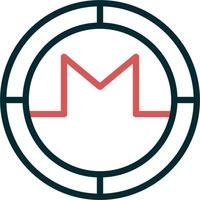 Monero vetor ícone