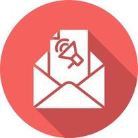 ícone de vetor de e-mail marketing