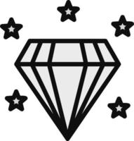 ícone de vetor de diamante