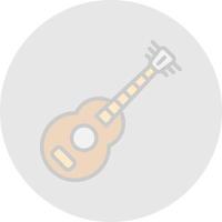 design de ícone de vetor de guitarra