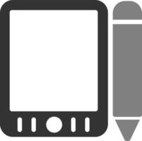 ícone de vetor de tablet de desenho