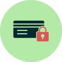crédito cartão segurança vetor ícone