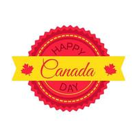 Feliz dia do Canadá vetor