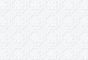 fundo de padrão geométrico branco islâmico abstrato vetor