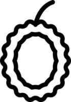 ilustração vetorial durian em ícones de símbolos.vector de qualidade background.premium para conceito e design gráfico. vetor