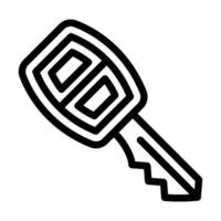 design de ícone de chave de carro vetor