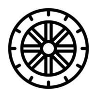 design de ícone de pneu vetor