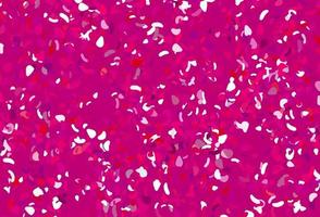padrão de vetor rosa claro roxo com formas caóticas.