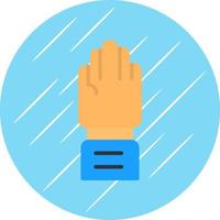 levante o design do ícone do vetor de mão