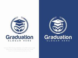 graduação ou Educação logotipo vetor