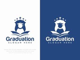 graduação ou Educação logotipo vetor