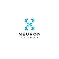 neurônio logotipo Projeto ícone vetor ilustração