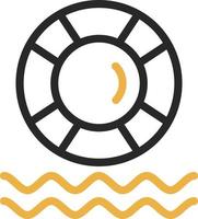 design de ícone de vetor de bóia salva-vidas