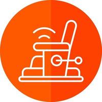 design de ícone de vetor de cadeira elétrica